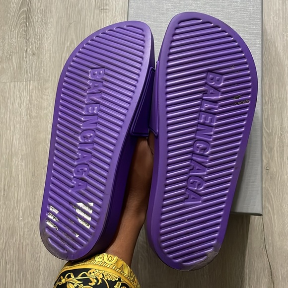 Balenciaga Slide’s in Purple size 7 - Picture 3 of 5